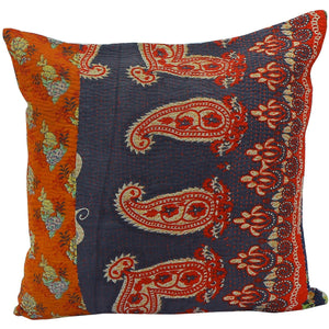 Vintage Kantha Quilt Pillow - 508