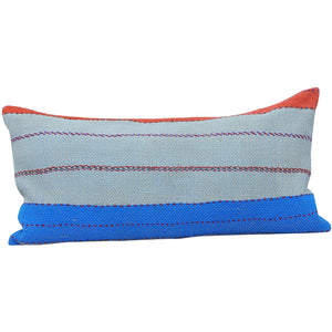 Blue Vintage Kantha Quilt Pillow