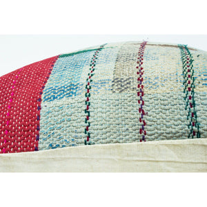 Vintage kantha quilt pillow
