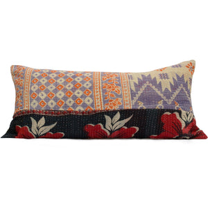 Indian Decor Kantha Pillow Bohemian Pillow